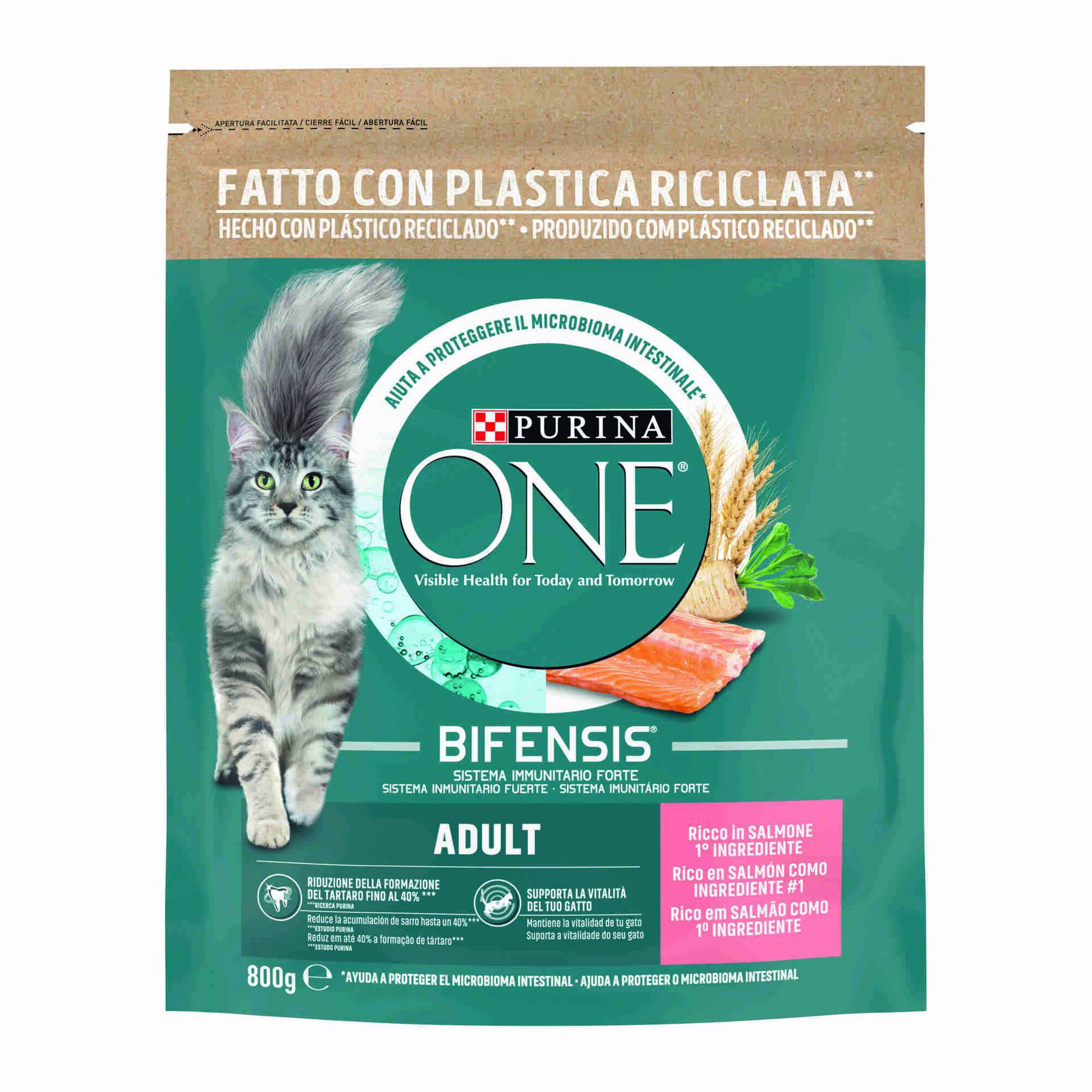 Ra&ccedil;&atilde;o para Gato Adulto Salm&atilde;o Purina One