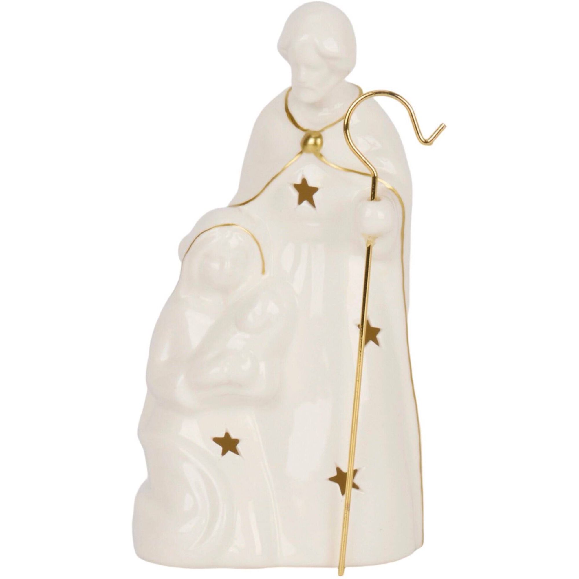 Presépio em Cerâmica com Luz