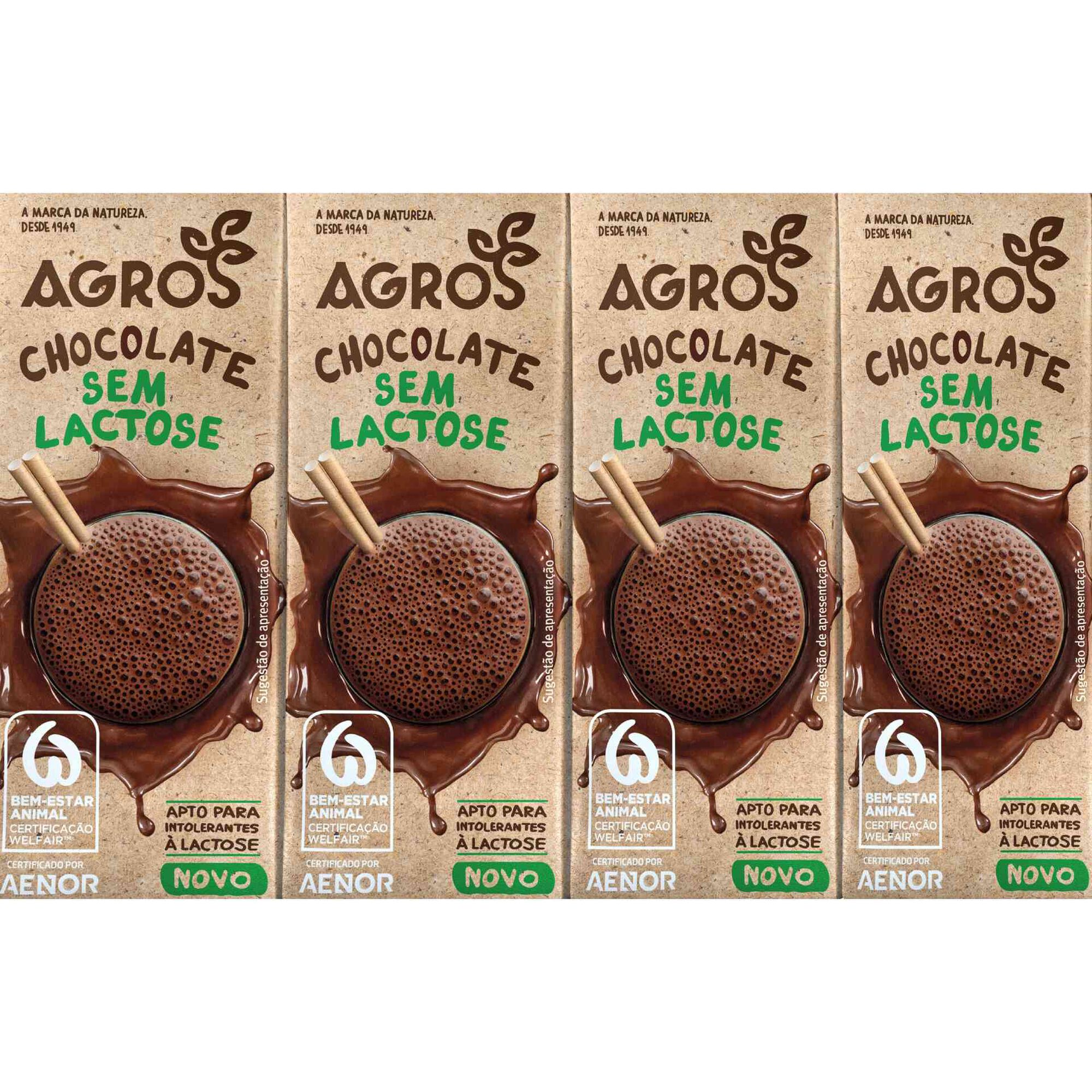 Leite Achocolatado sem Lactose