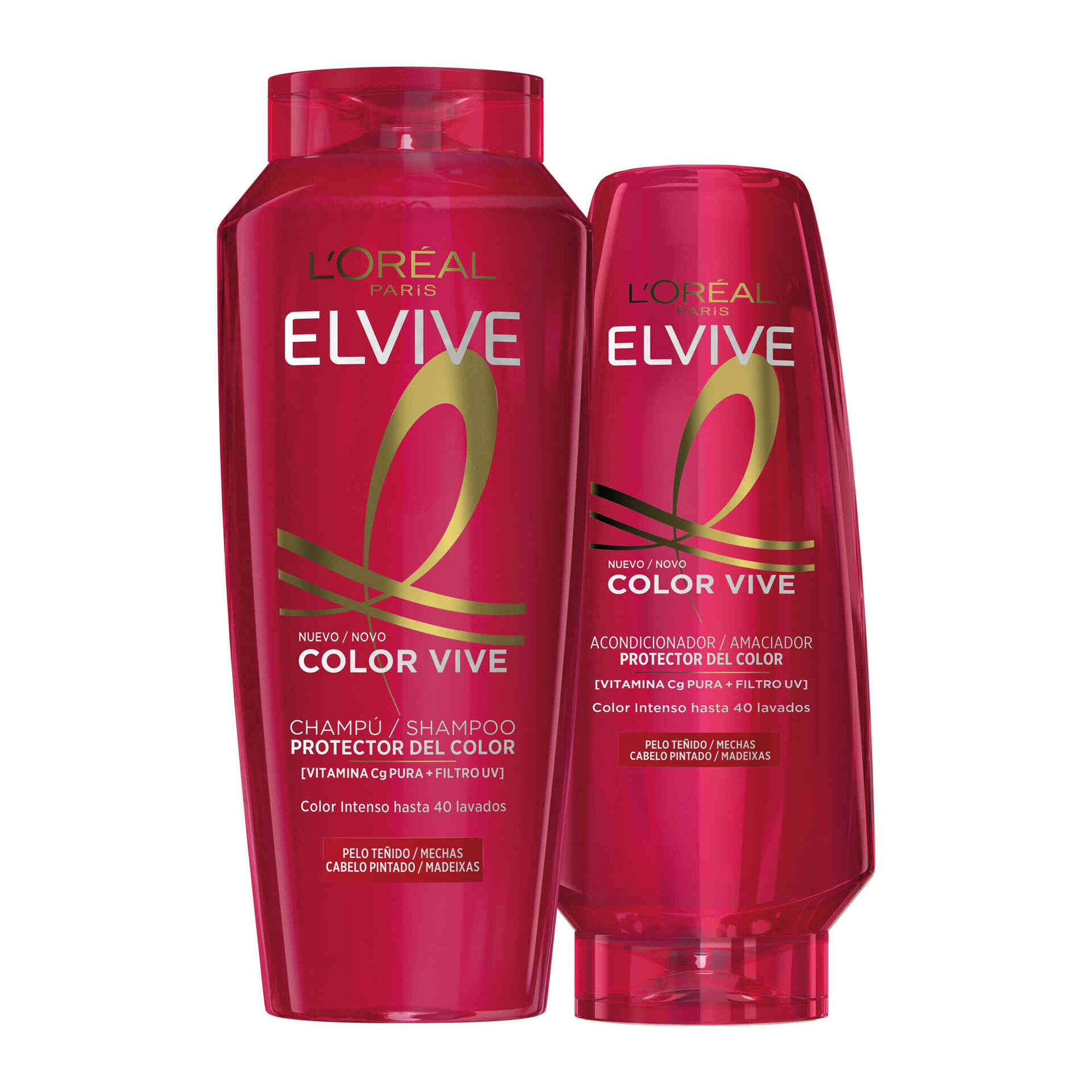 Conjunto Champô e Condicionador Elvive Color Vive