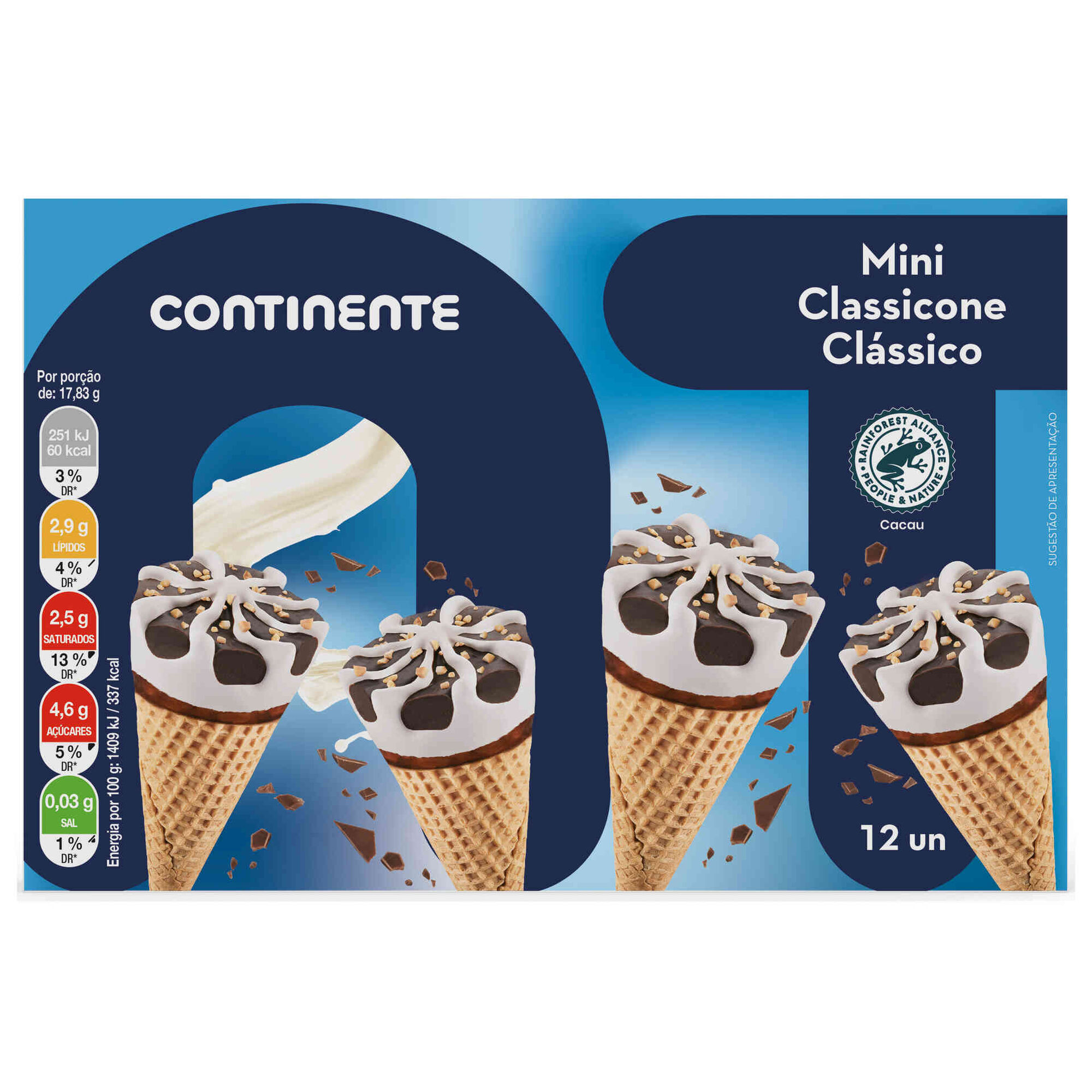 Gelado Mini Classicone Baunilha