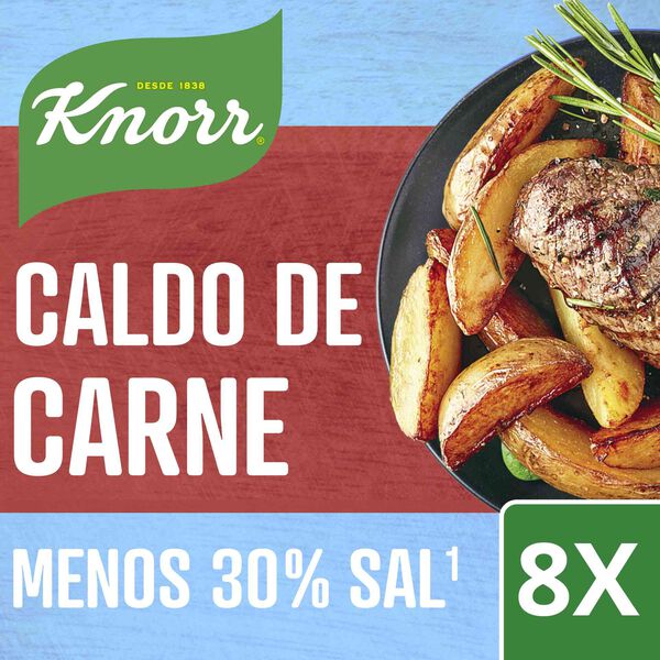 Caldo de Carne Cubos -30% Sal Knorr