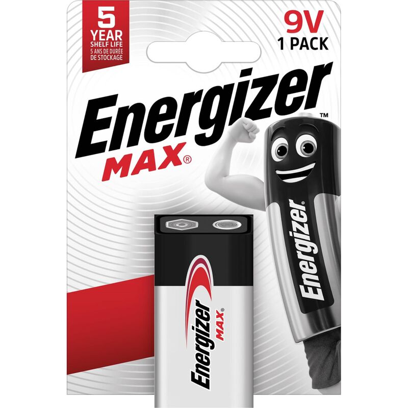 Pilhas 9V Max Energizer