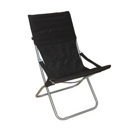 Cadeira Acolchoada Preta Habana Kasa