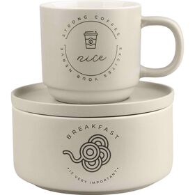 Conjunto Pequeno Almoço Nice Branco Conjunto Pequeno Almoço Nice Branco