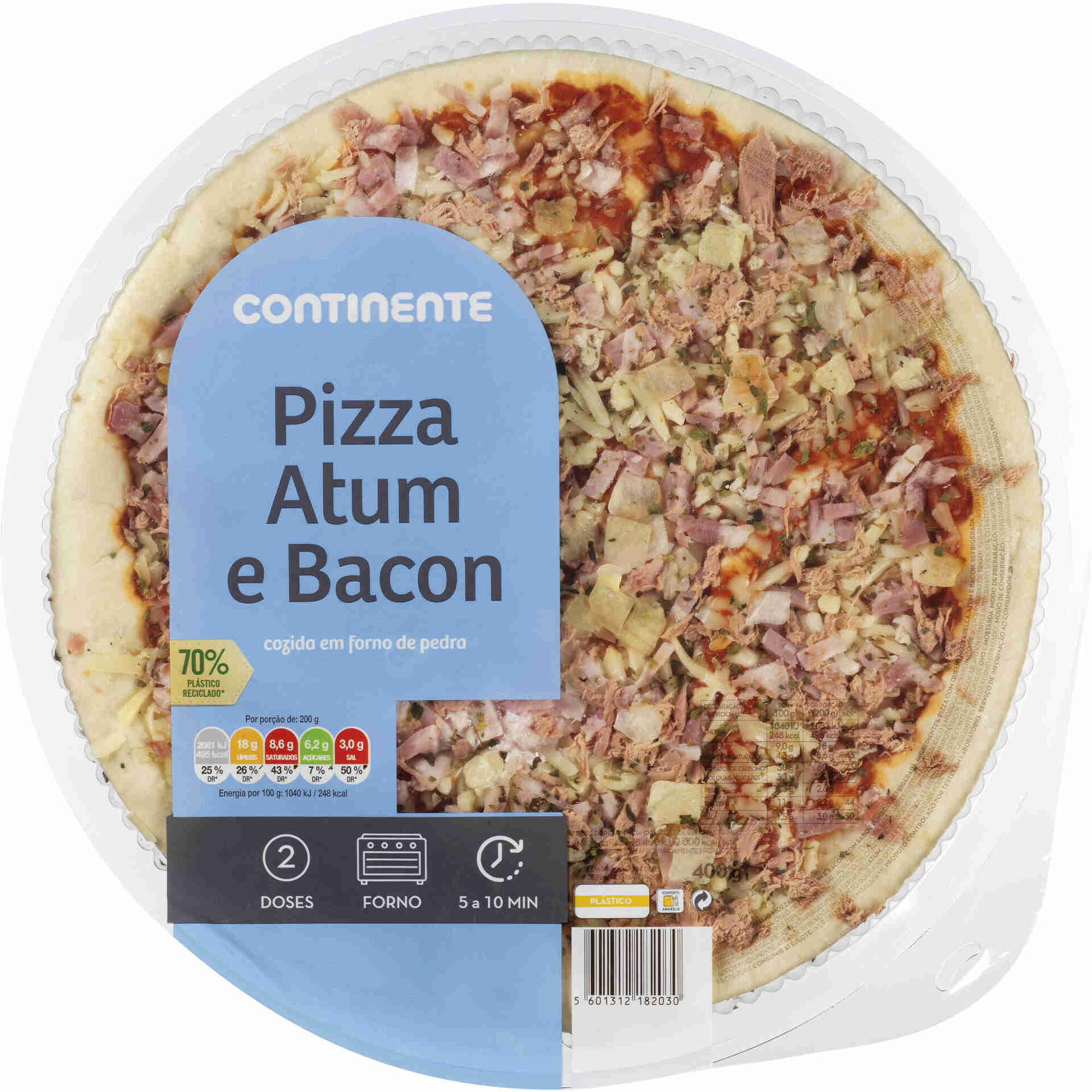 Pizza Fresca de Atum e Bacon, , hi-res