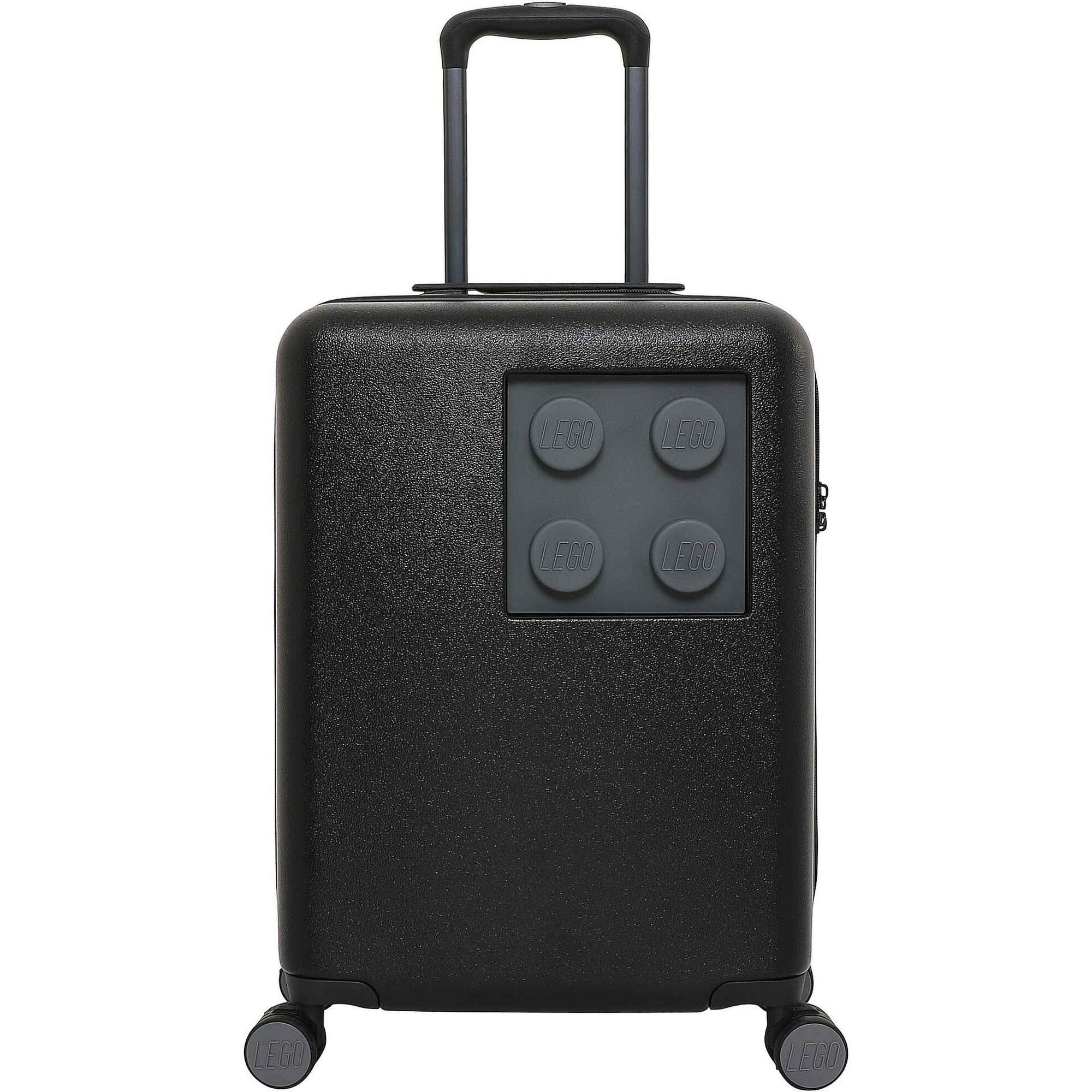 Mala de Cabine 4 Rodas Preto e Cinza Brick