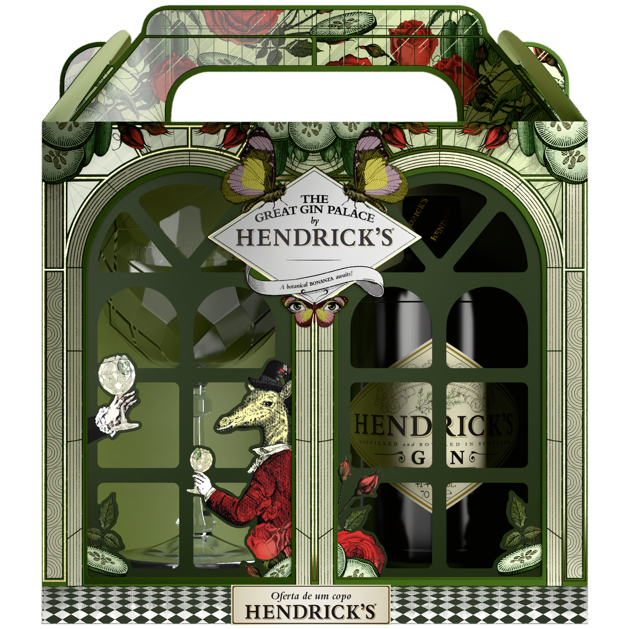 Gin Hendrick's com Copo