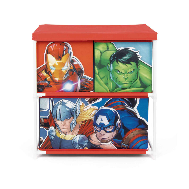 Estante 3 Gavetas 53x30x60cm Avengers Marvel