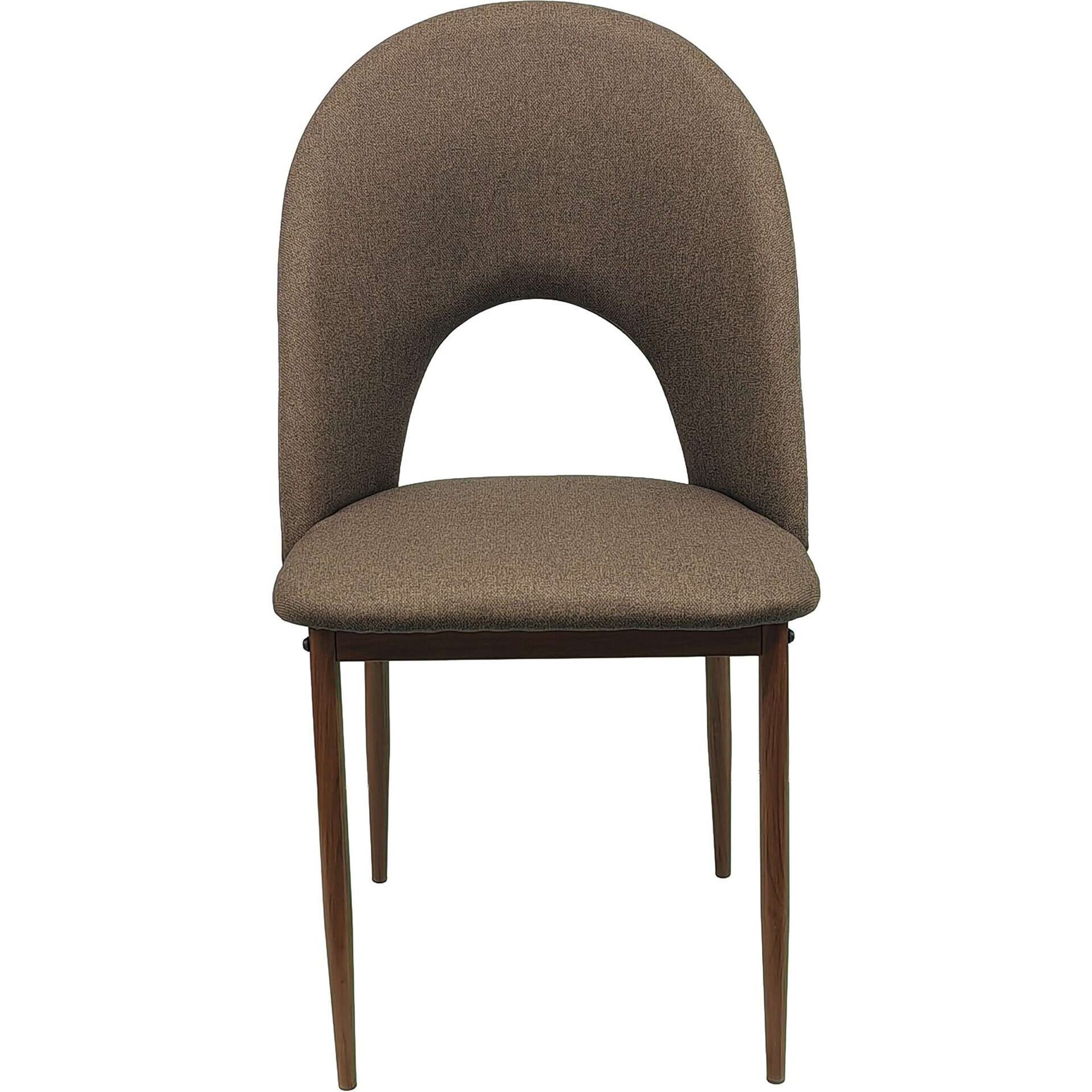 Cadeira Estofada Arco Taup&eacute; Kasa