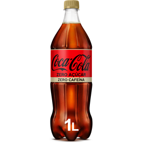 Refrigerante com G&aacute;s Cola Zero A&ccedil;&uacute;car Zero Cafe&iacute;na Coca-Cola