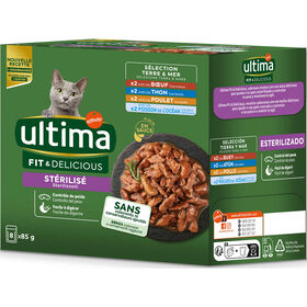 Comida H&uacute;mida para Gato Esterilizado Frango e Peru