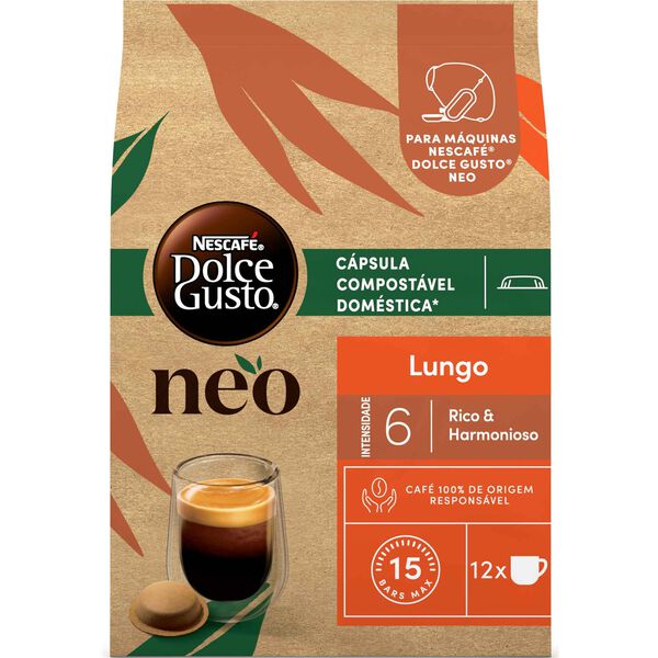 Cápsulas de Café Lungo Int 6 Nescafé Dolce Gusto Neo