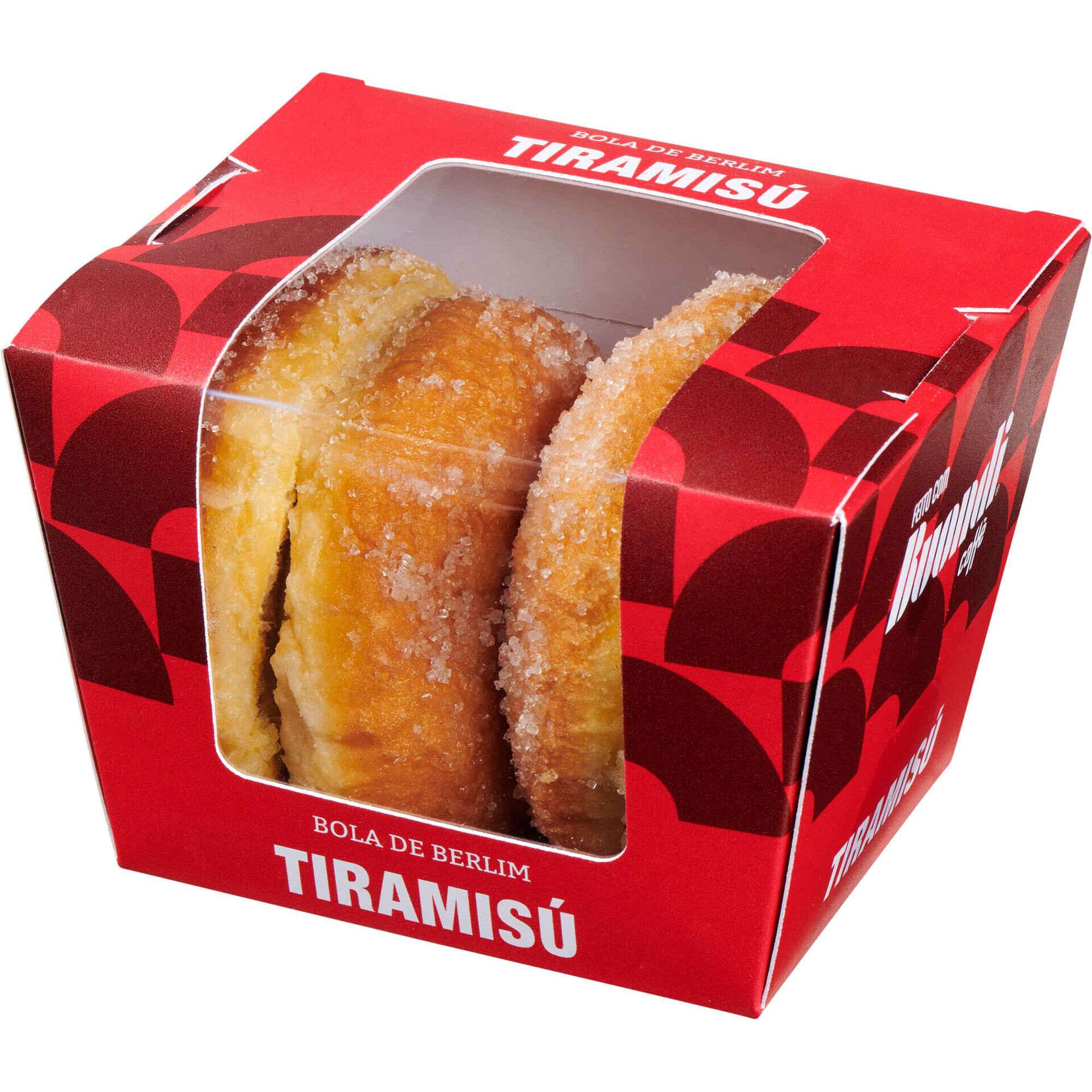 Bola de Berlim Tiramis&uacute;