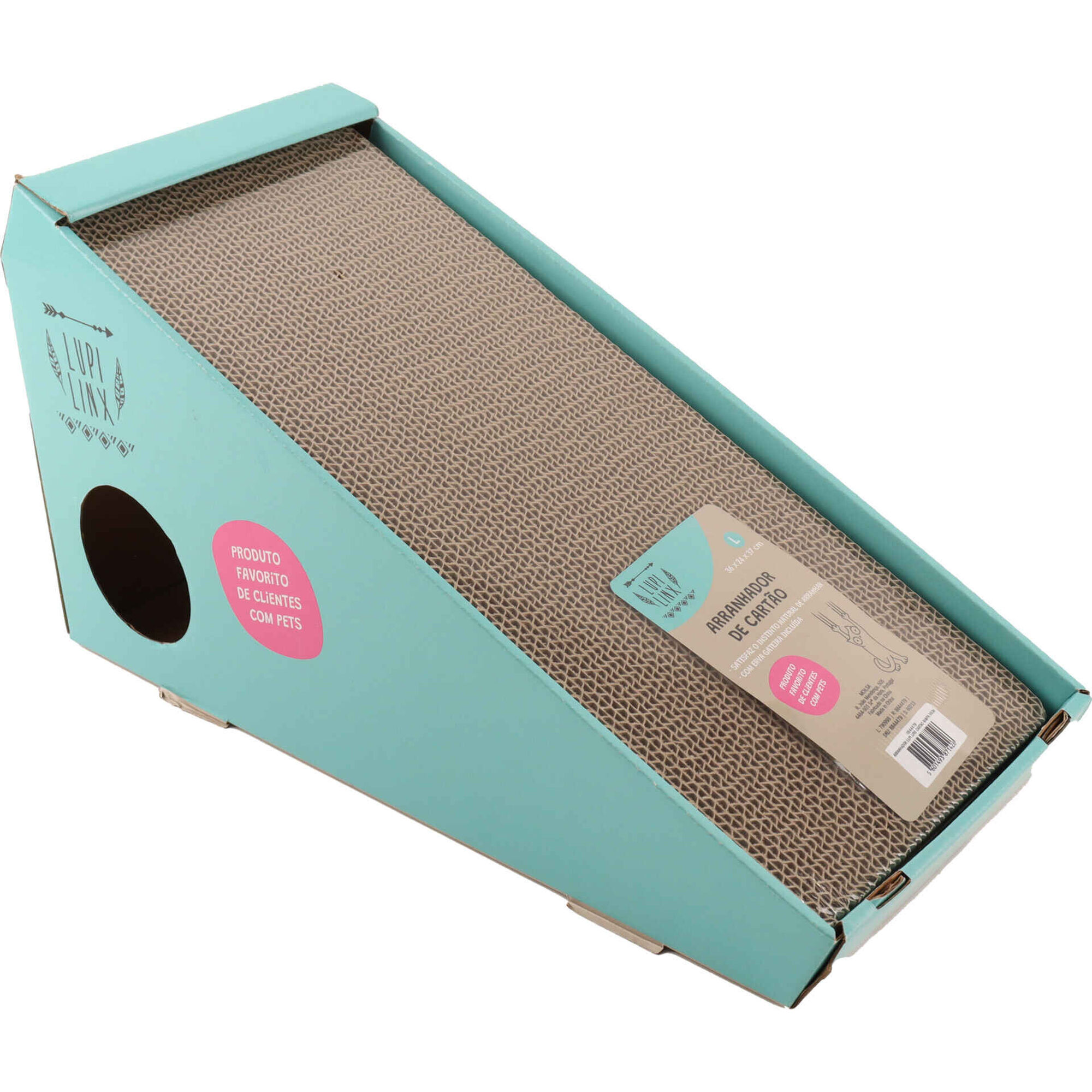 Arranhador para Gato Cart&atilde;o Rampa 36cm Lupi Linx