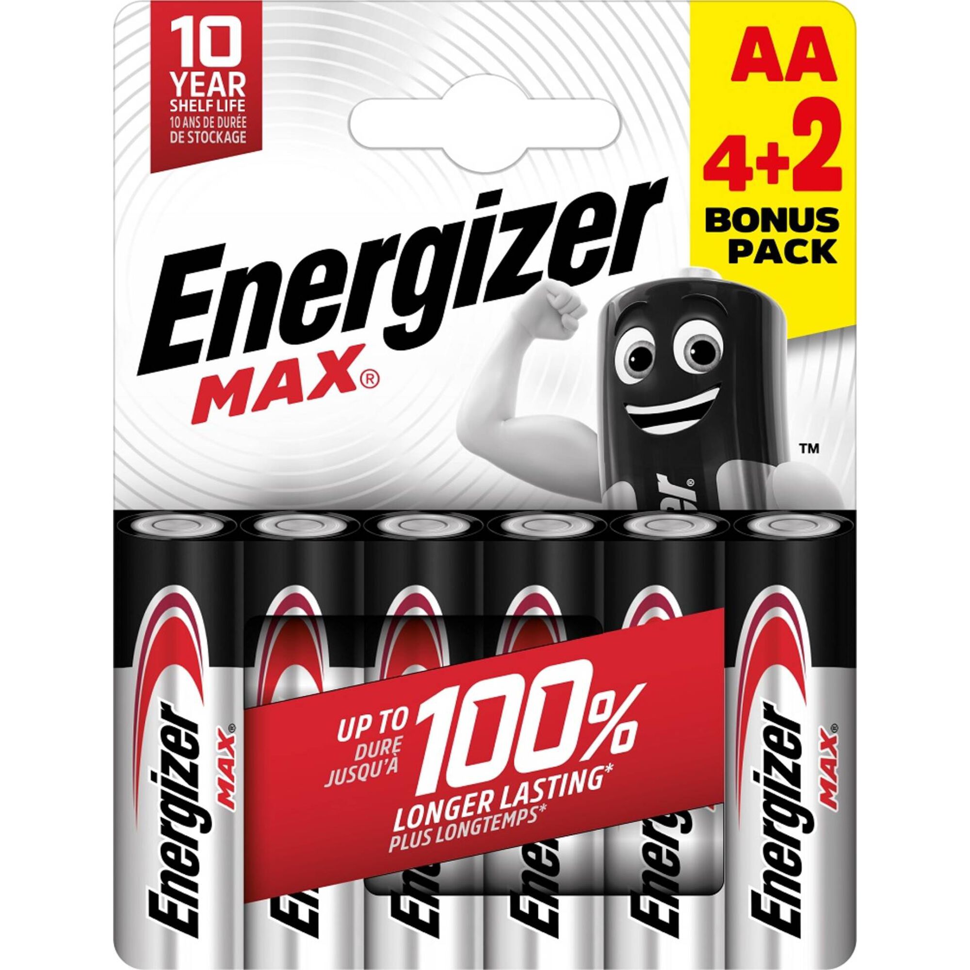 Pilhas AA Max