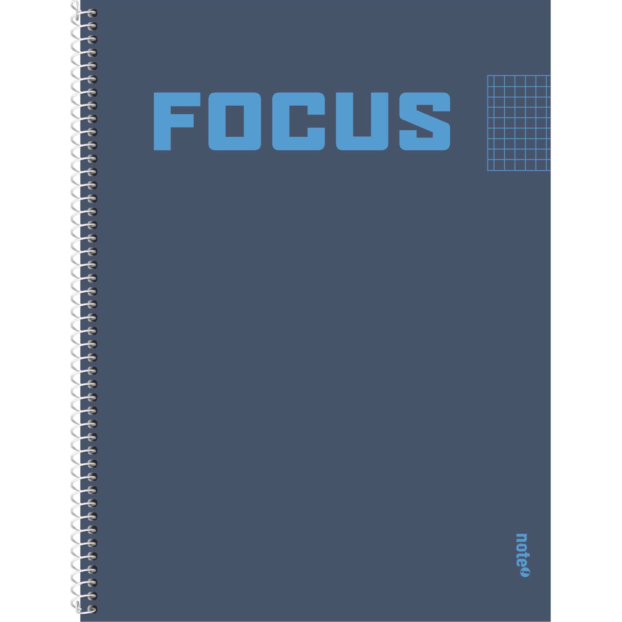 Caderno A4 Capa Dura 100 Folhas Quadriculado (v&aacute;rias cores) Note!