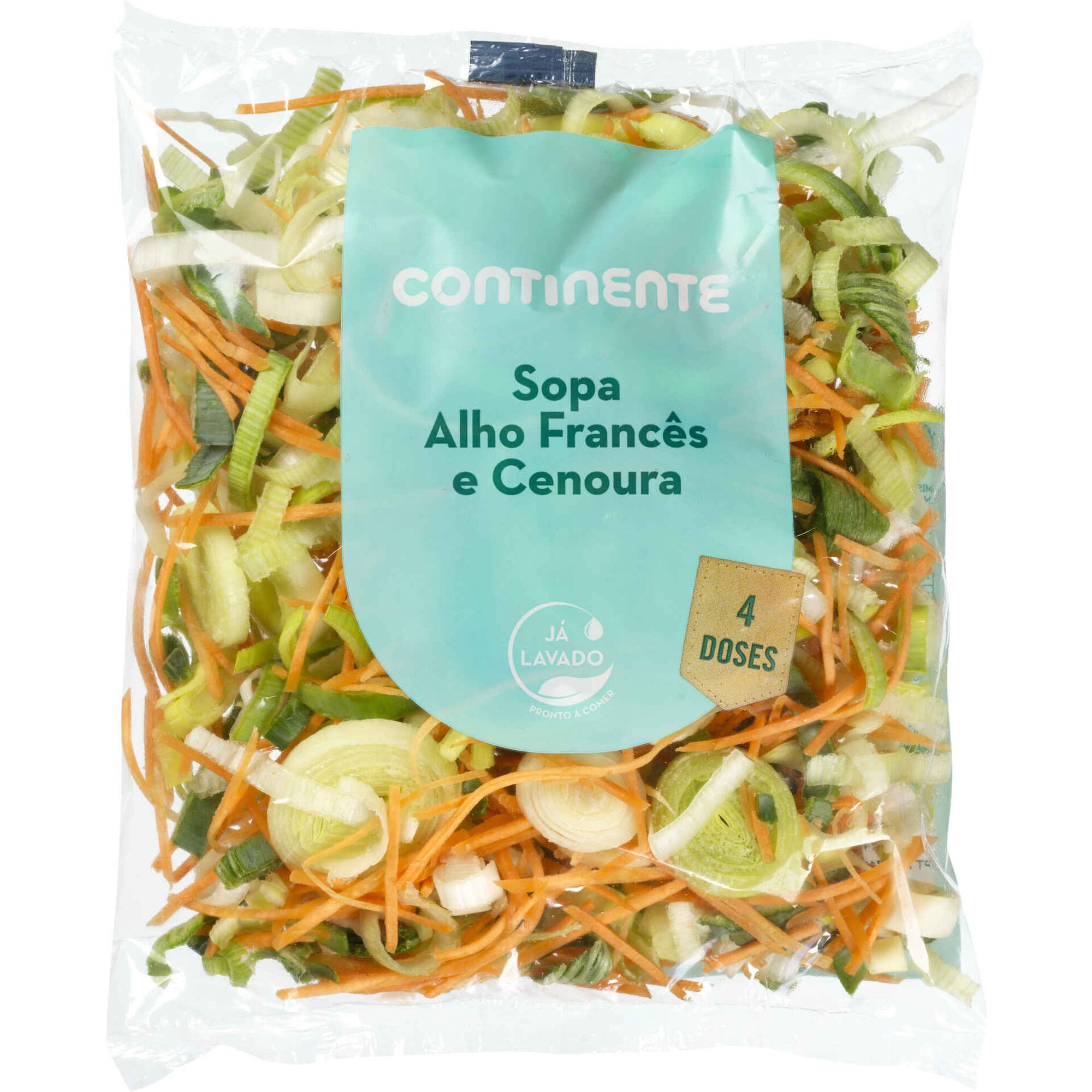 Preparado para Sopa de Alho Francês com Cenoura