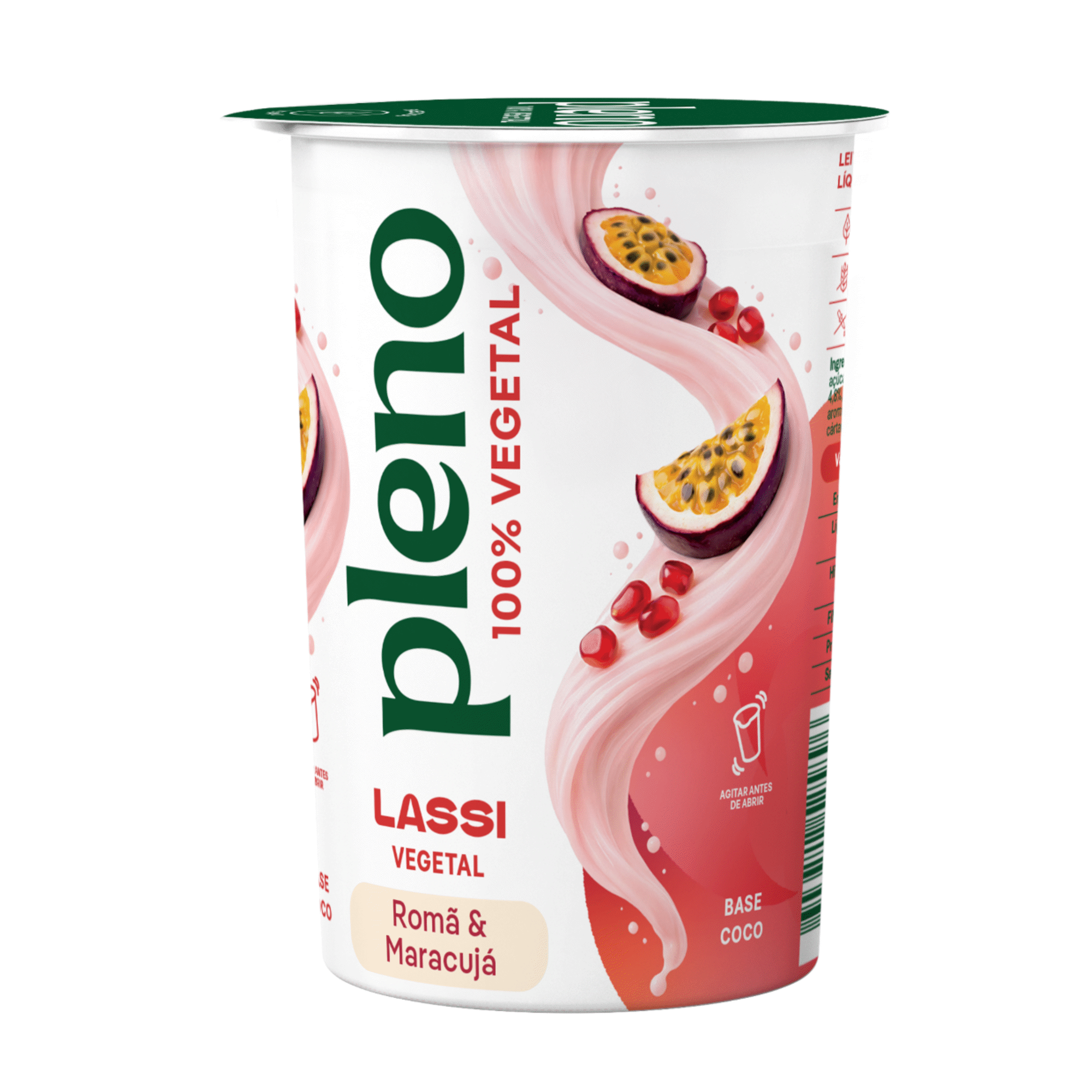 Vegegurte Base de Coco Rom&atilde; e Maracuj&aacute; Pleno