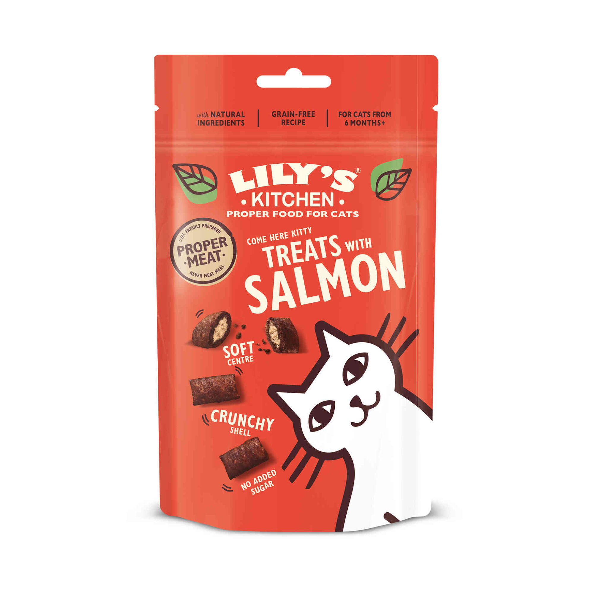 Snack para Gato Adulto com Salm&atilde;o Lily's Kitchen