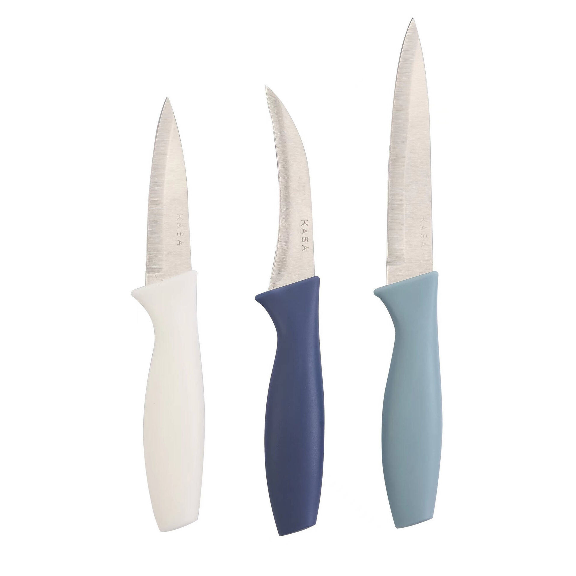 Conjunto 3 Facas (várias cores)