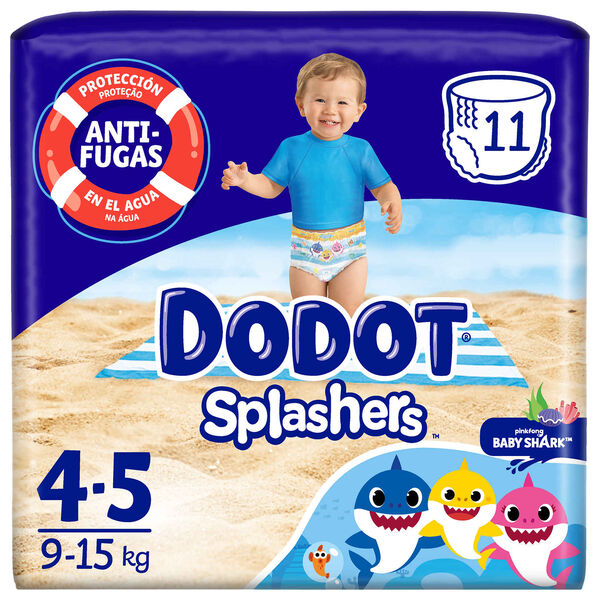 Fraldas Cueca Banho Splashers 9-15kg T4 Dodot