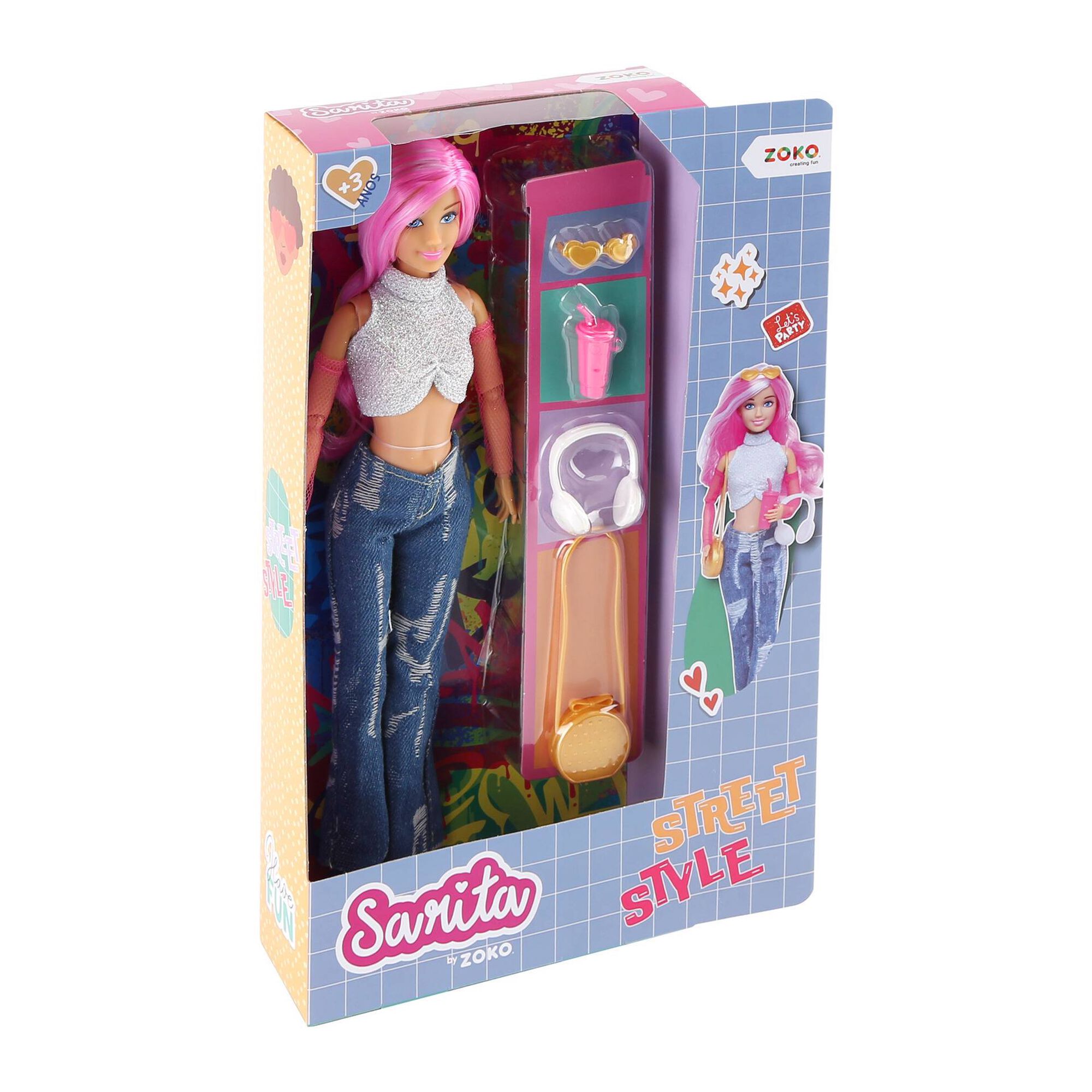 Sarita Extra Fashion Cabelo Rosa