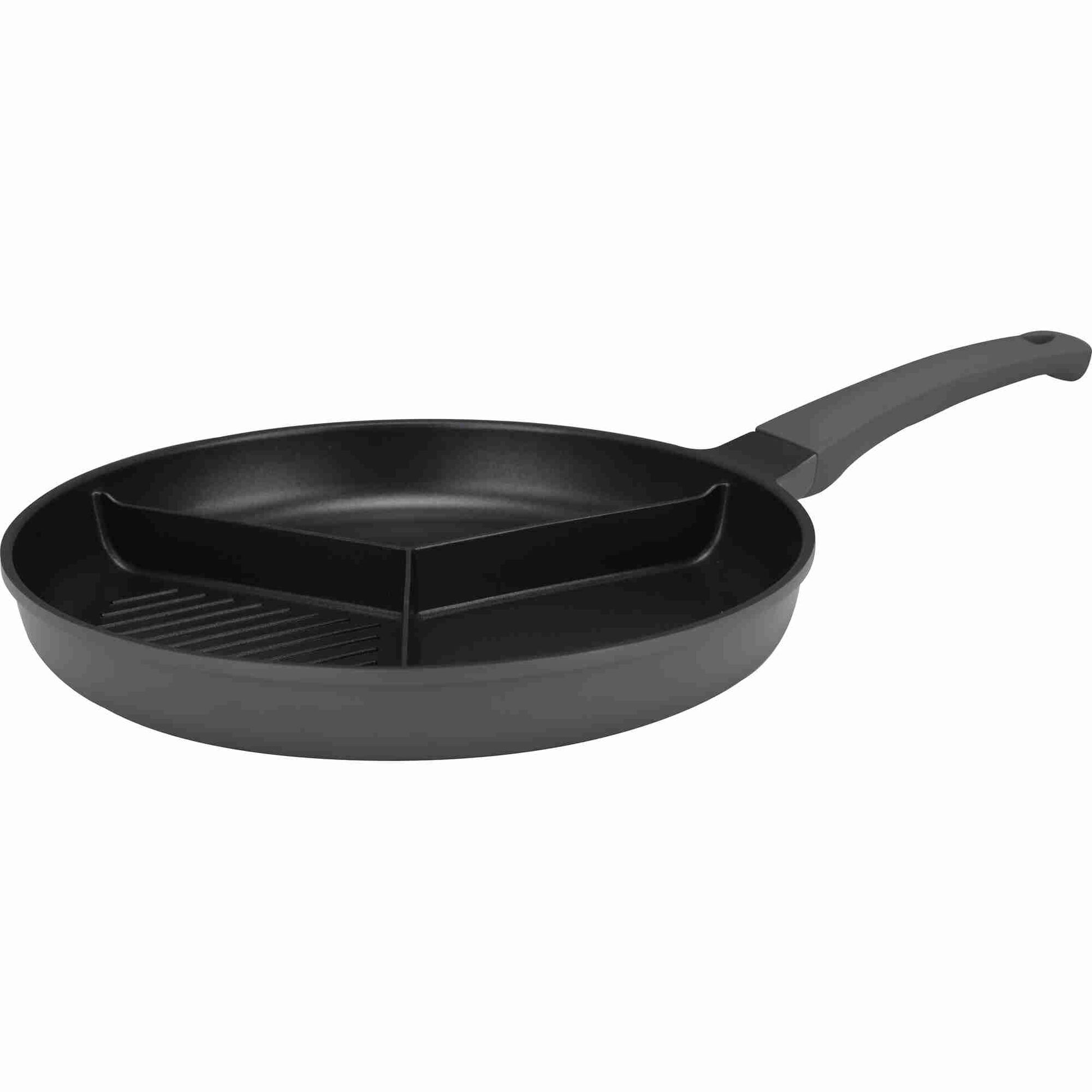 Frigideira Alumínio 35cm com 3 Divisórias