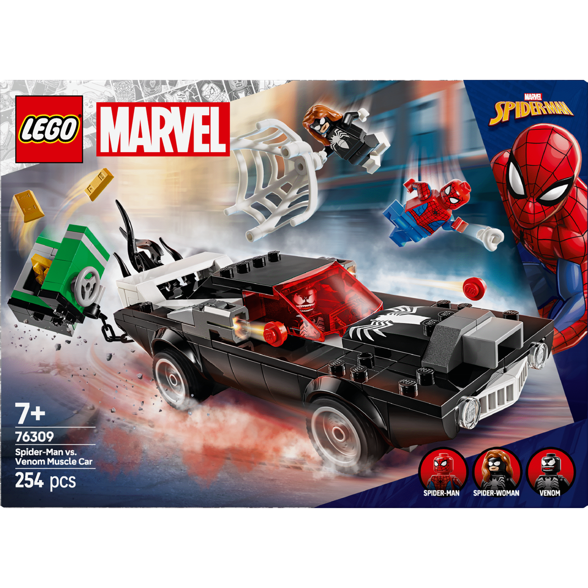 Spider-Man contra Muscle Car do Venom - 76309