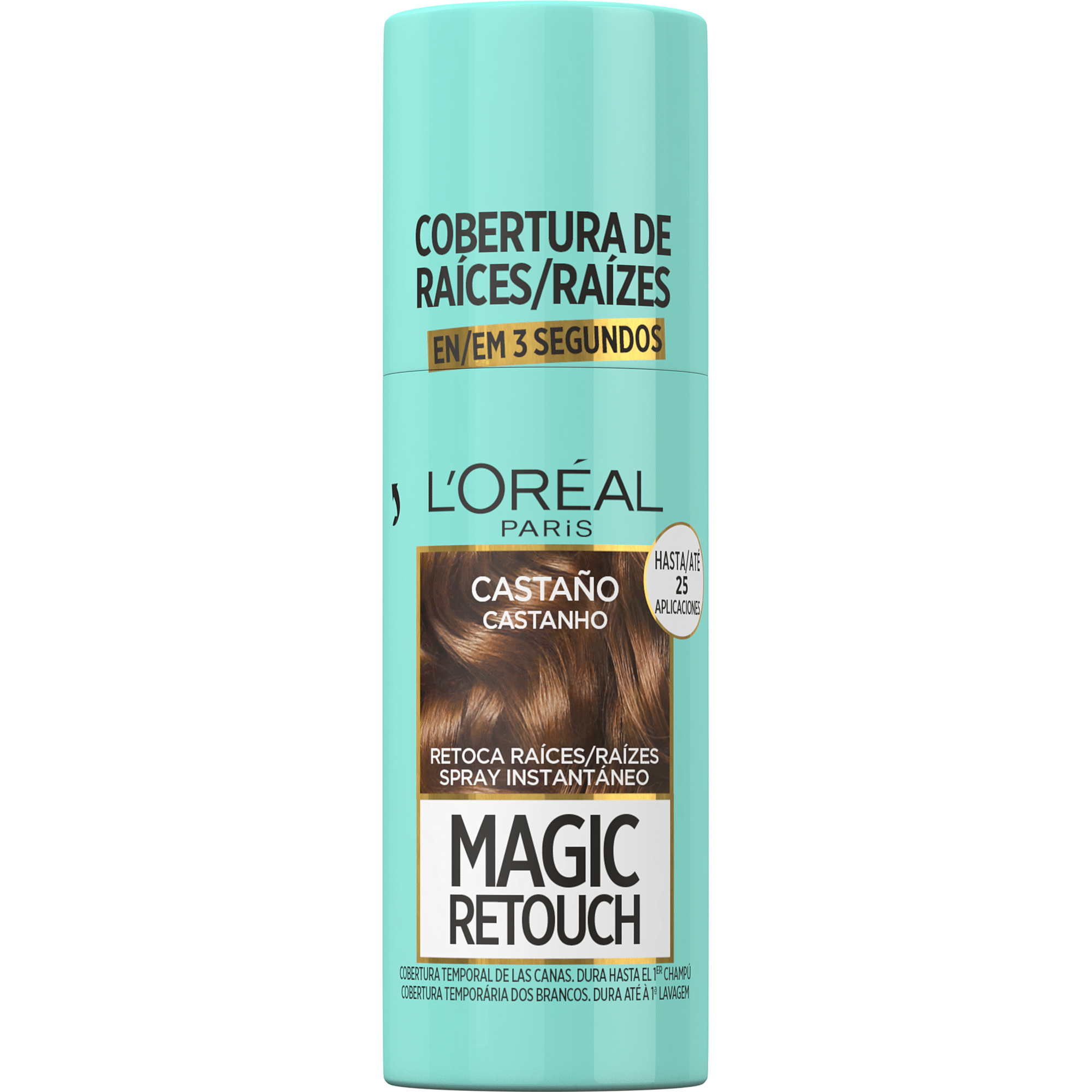 Coloração Retoca Raízes Magic Retouch Spray Castanho 3