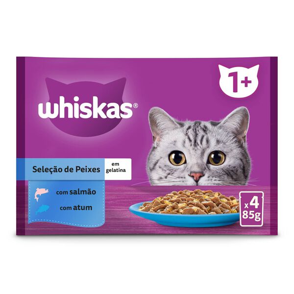 Comida Húmida para Gato Adulto  Peixe Whiskas