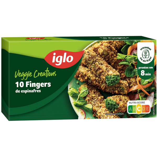 Fingers de Espinafres Iglo Green Cuisine