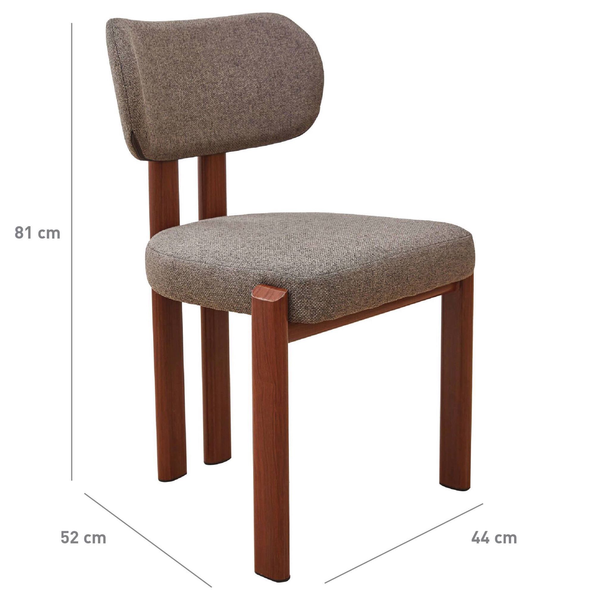 Cadeira Fine Taup&eacute; Kasa