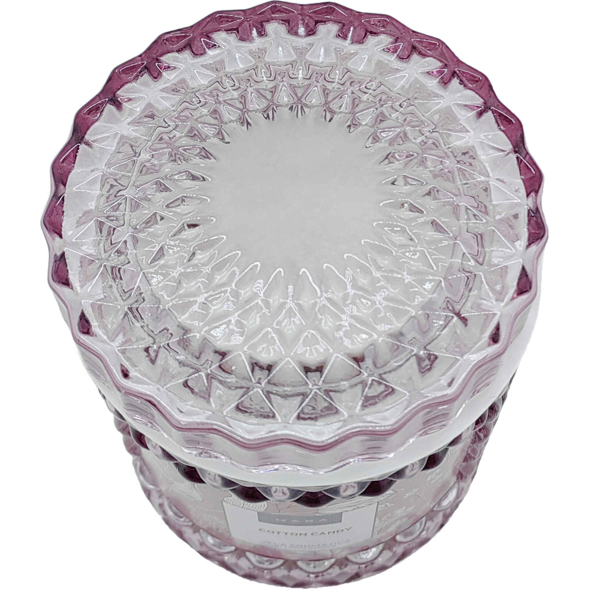 Vela em Copo Vidro com Tampa 190g Malva