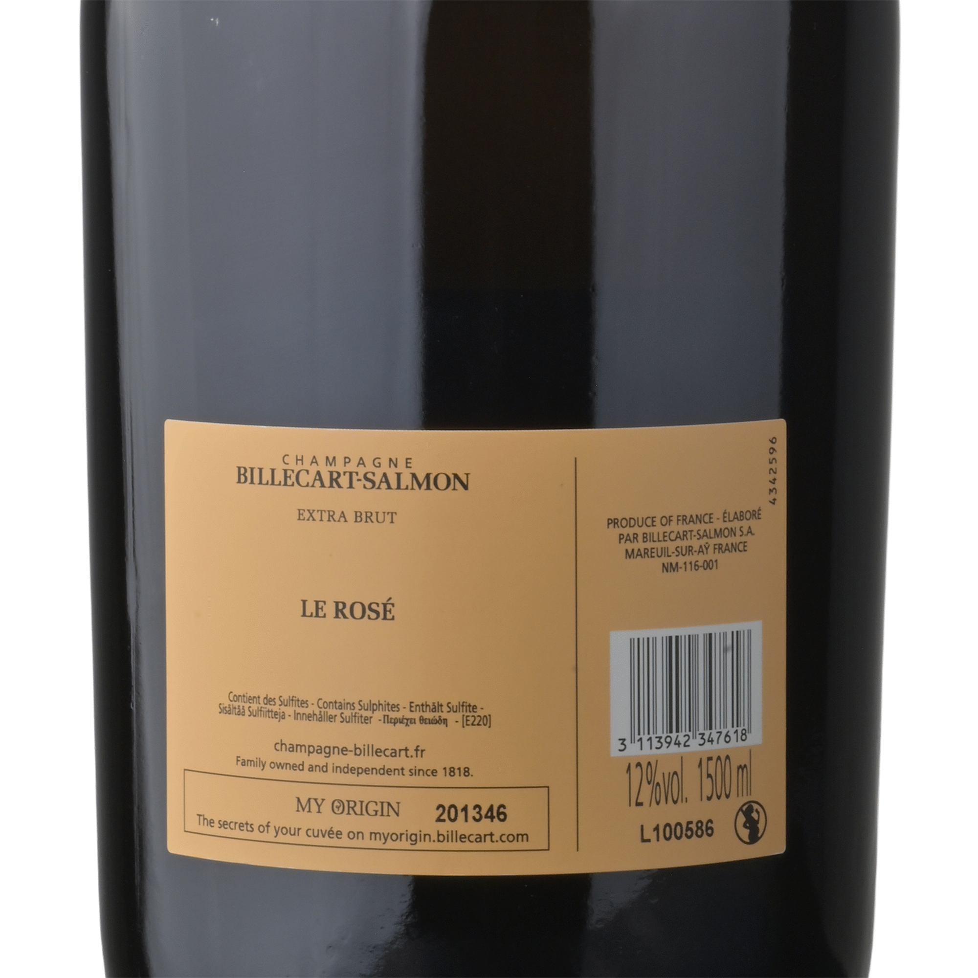Billecart-Salmon Le Ros&eacute; Champanhe