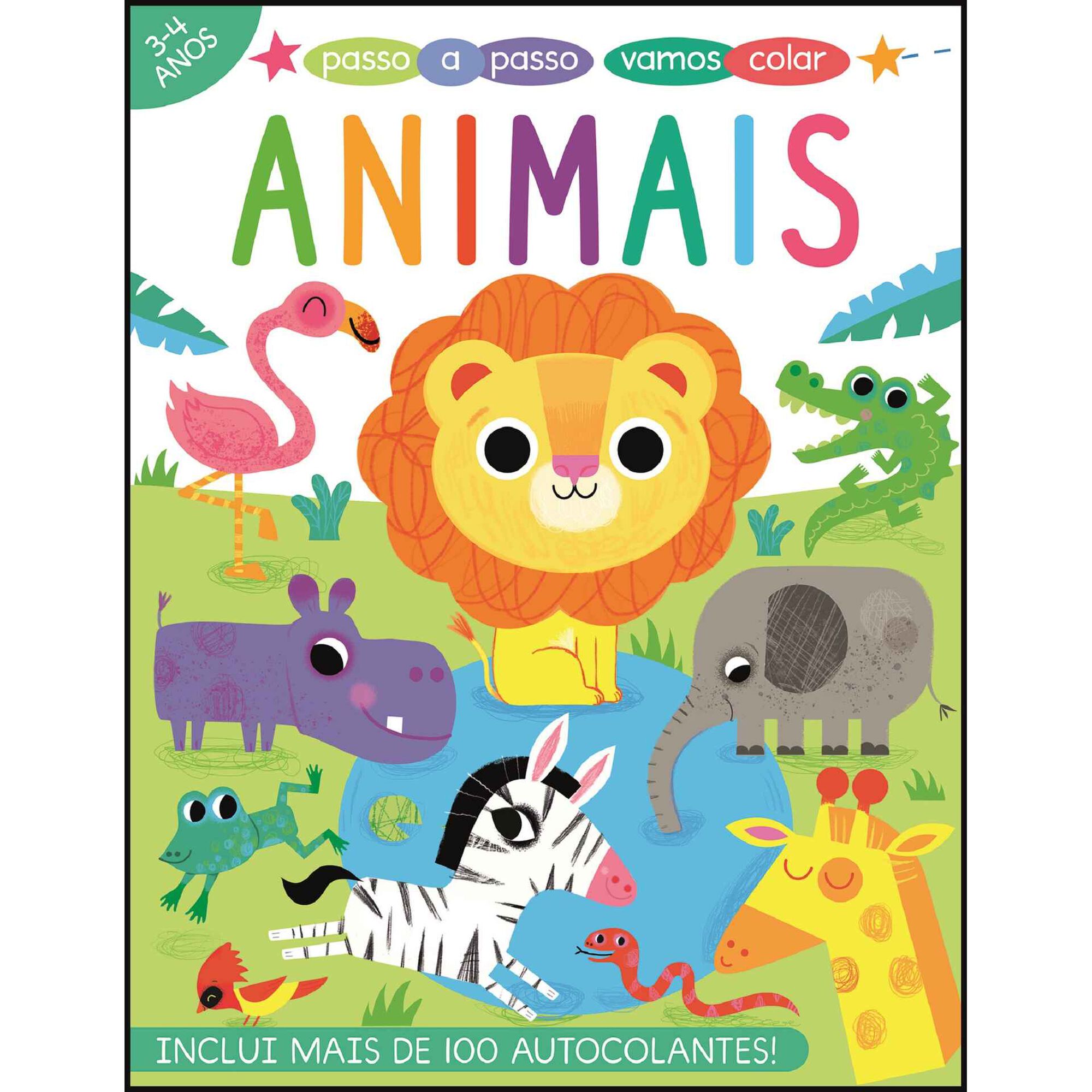 Passo a Passo, Vamos Colar - Animais Passo a Passo, Vamos Colar - Animais