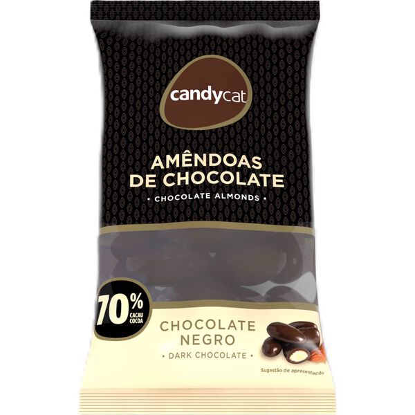 Amêndoas de Chocolate Negro Candycat