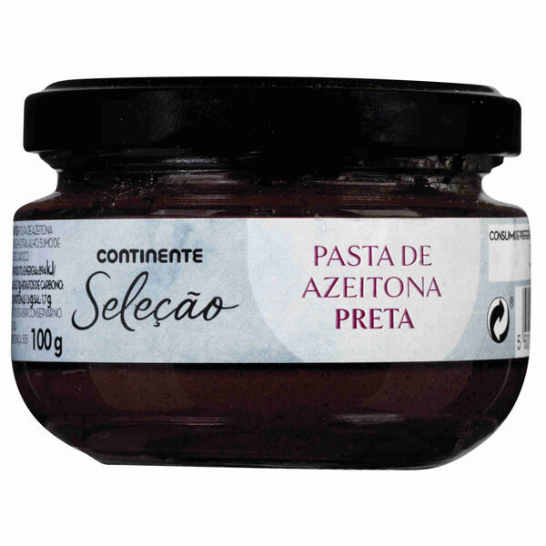 Pasta de Azeitona Preta Continente Seleção