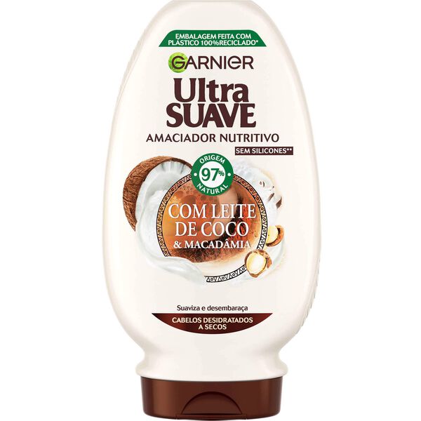 Condicionador Leite de Coco e Macadâmia Garnier Ultra Suave
