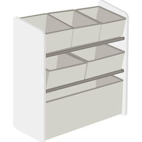 Organizador com 6 Gavetas Branco