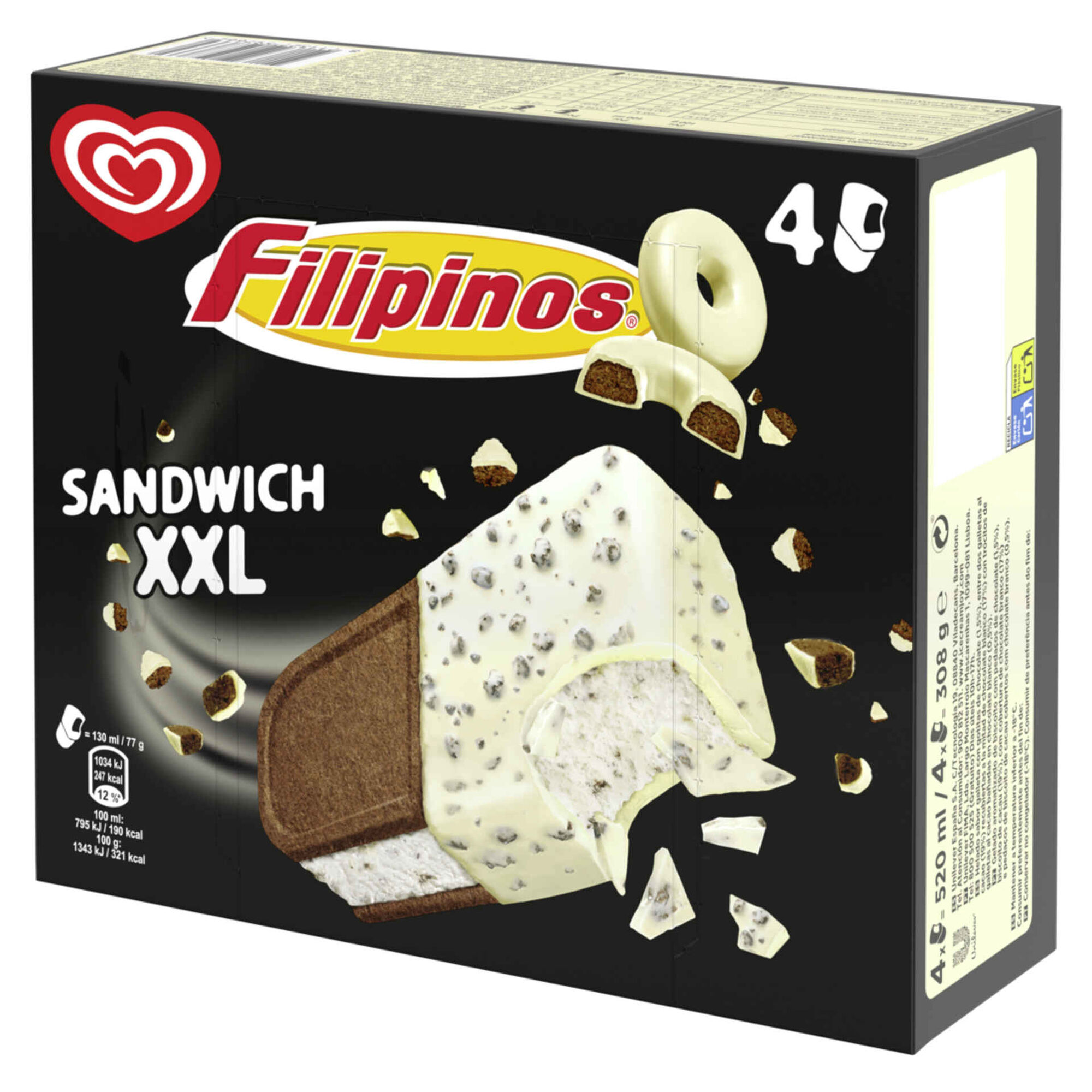 Gelado Sandwich XXL Filipinos