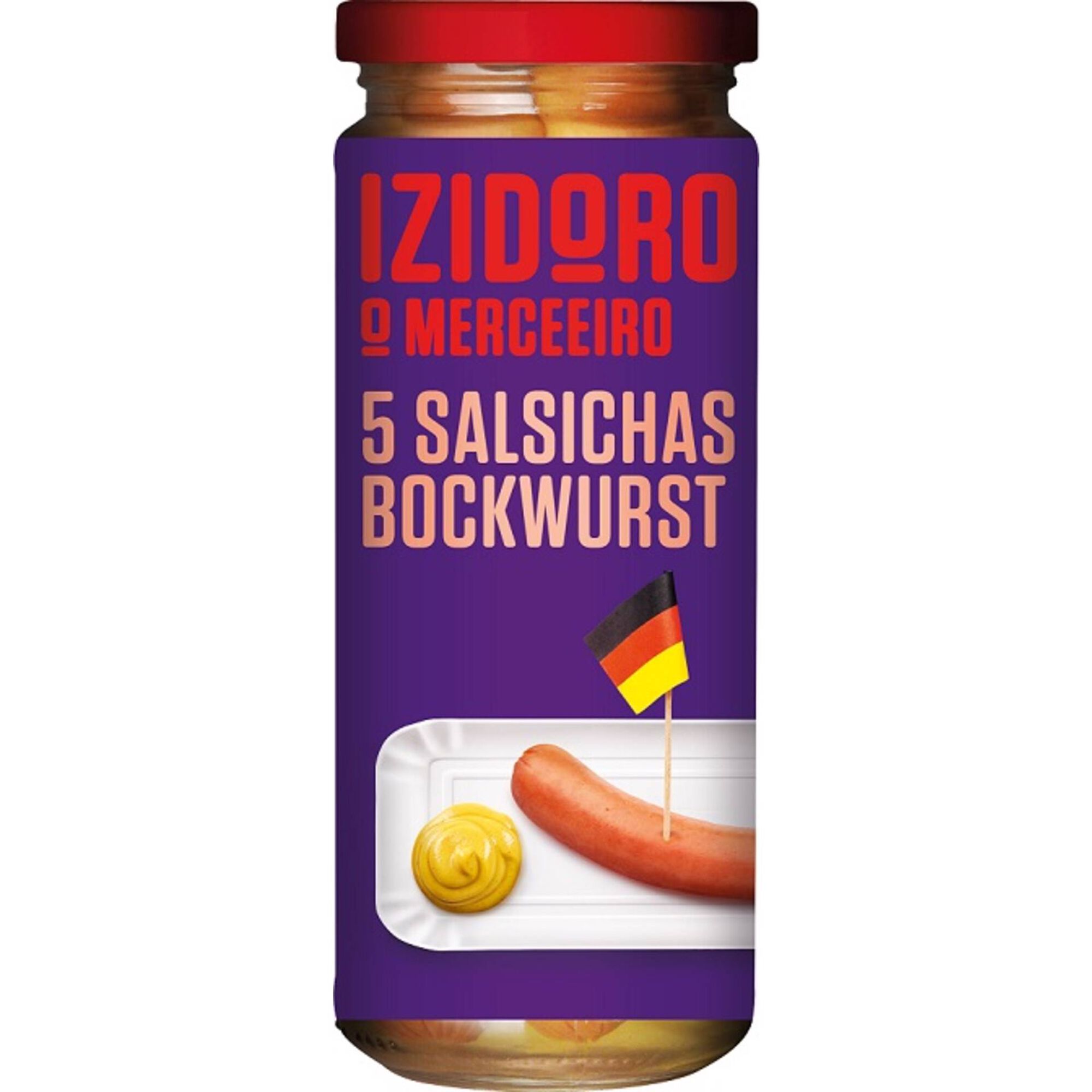 Salsichas Bockwurst Frasco 5 un