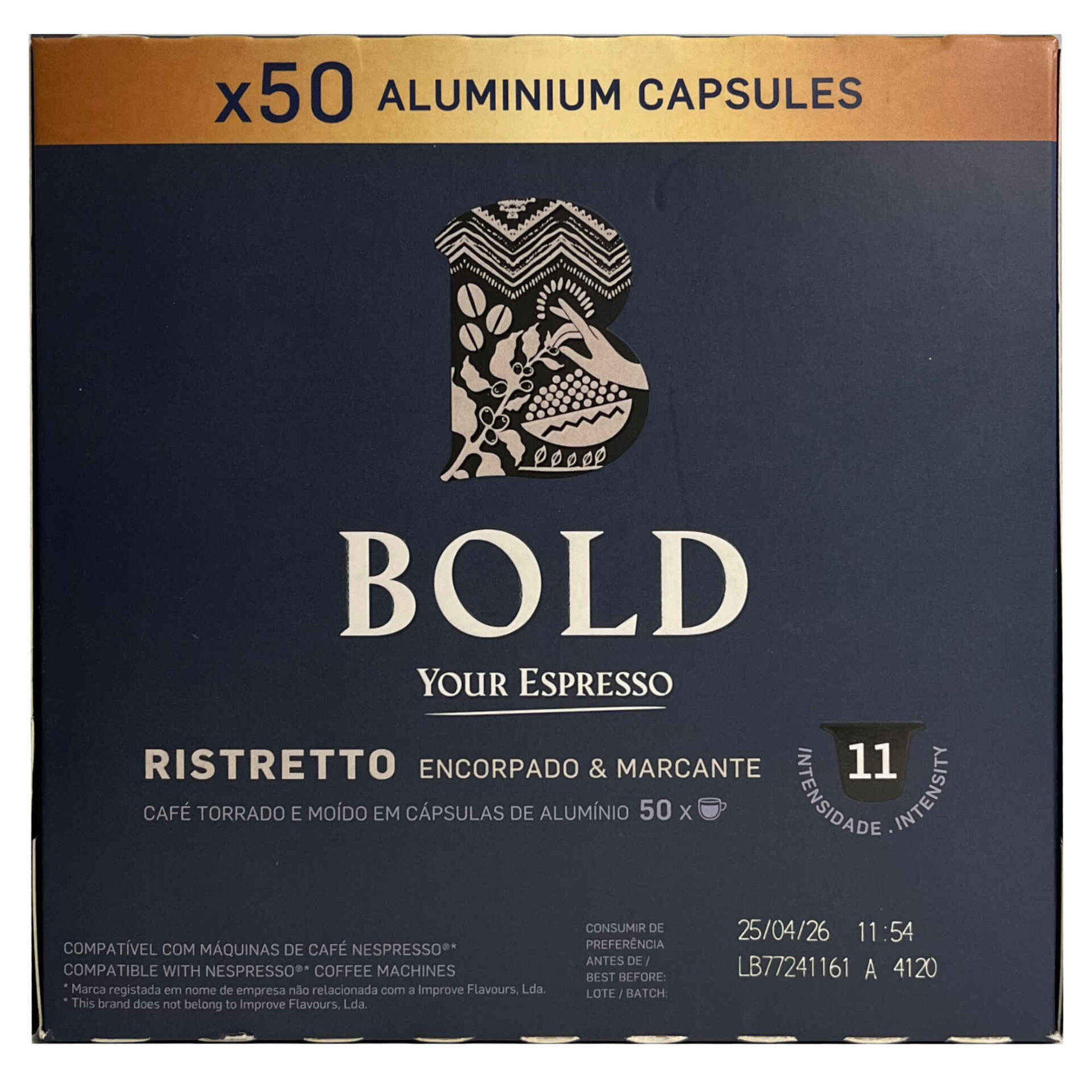 Cápsulas de Café Ristretto Int 11