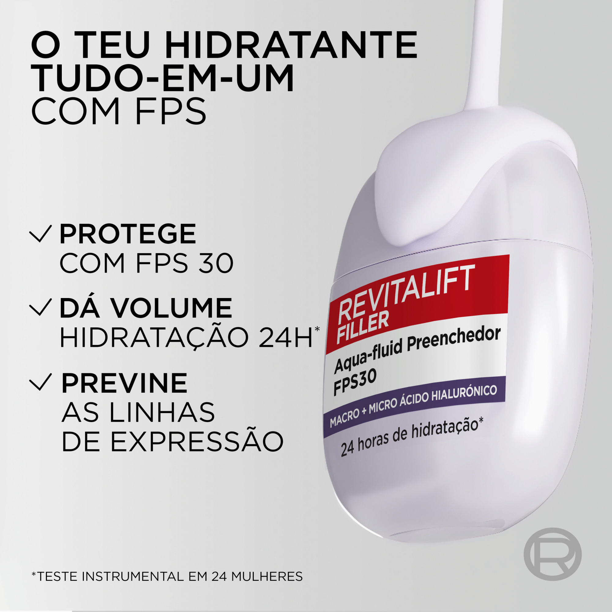 Creme de Dia Revitalift Filler Aqua-Fluid Preenchedor FPS30 L'Or&eacute;al Paris