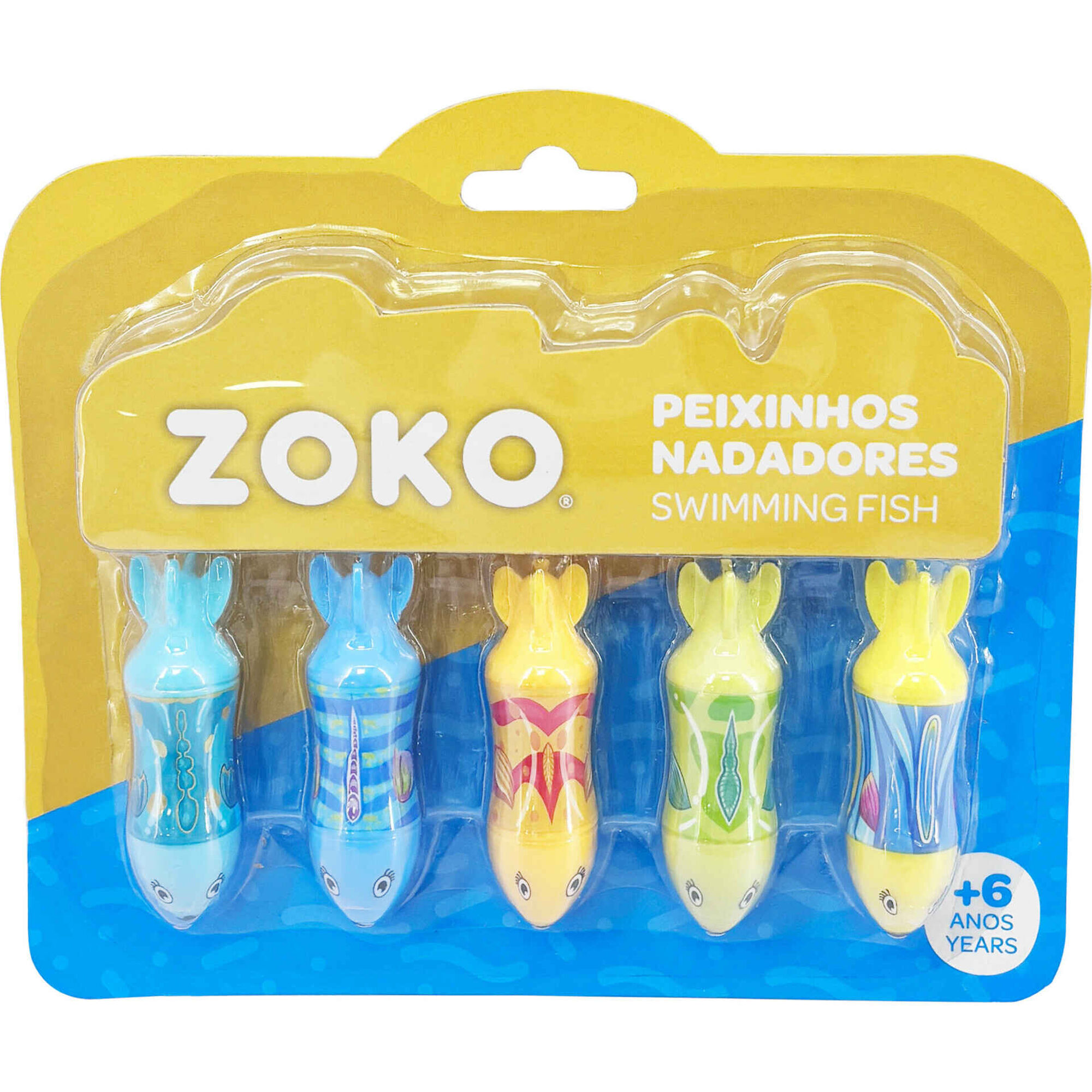 Zoko - Pack 5 Peixinhos Nadadores