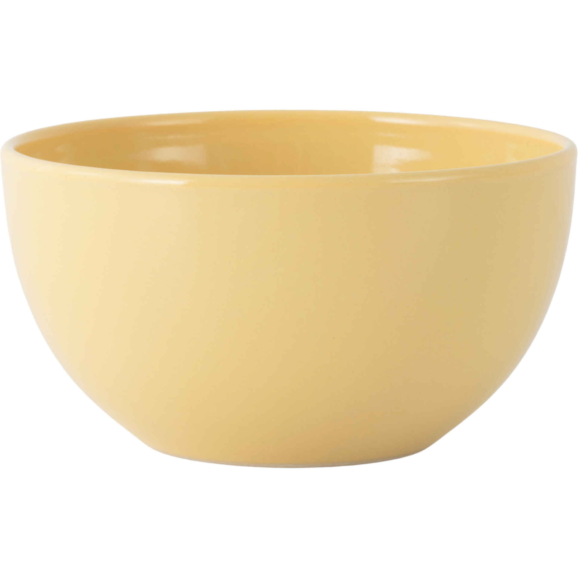 Ta&ccedil;a Cereais 620ml Amarela Jardim Secreto Kasa
