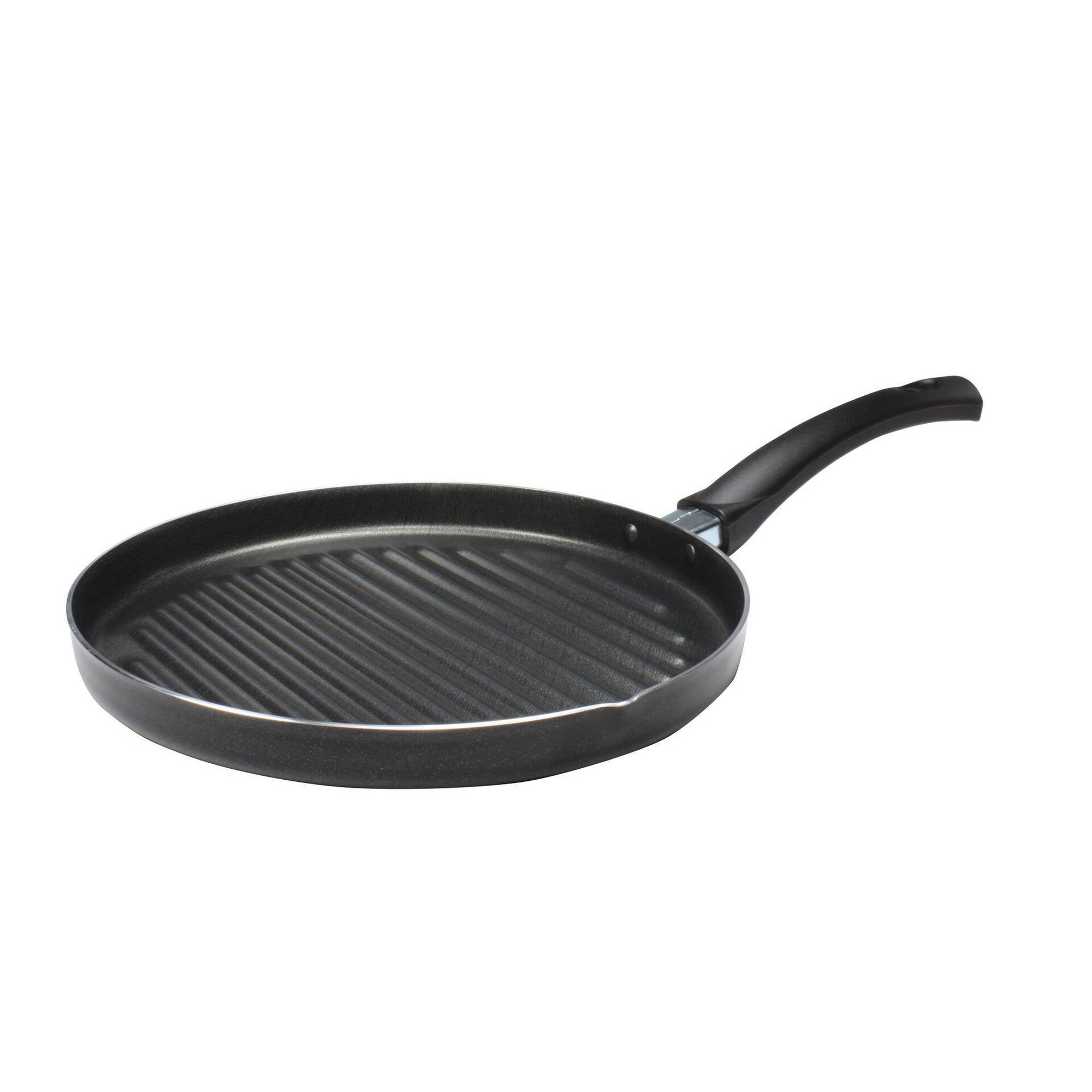 Grelhador Antiaderente Alumínio 24cm Cabo Prática Grelhador Antiaderente Alumínio 24cm Cabo Prática