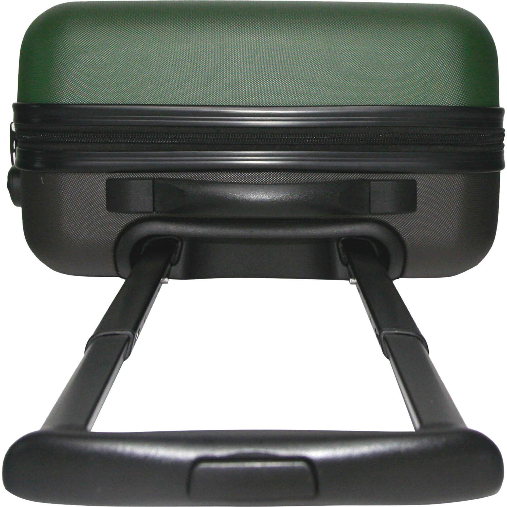 Mala de Viagem Média 4 Rodas Preta e Verde Milão