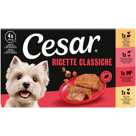 Comida H&uacute;mida para C&atilde;o Adulto Mix Cesar