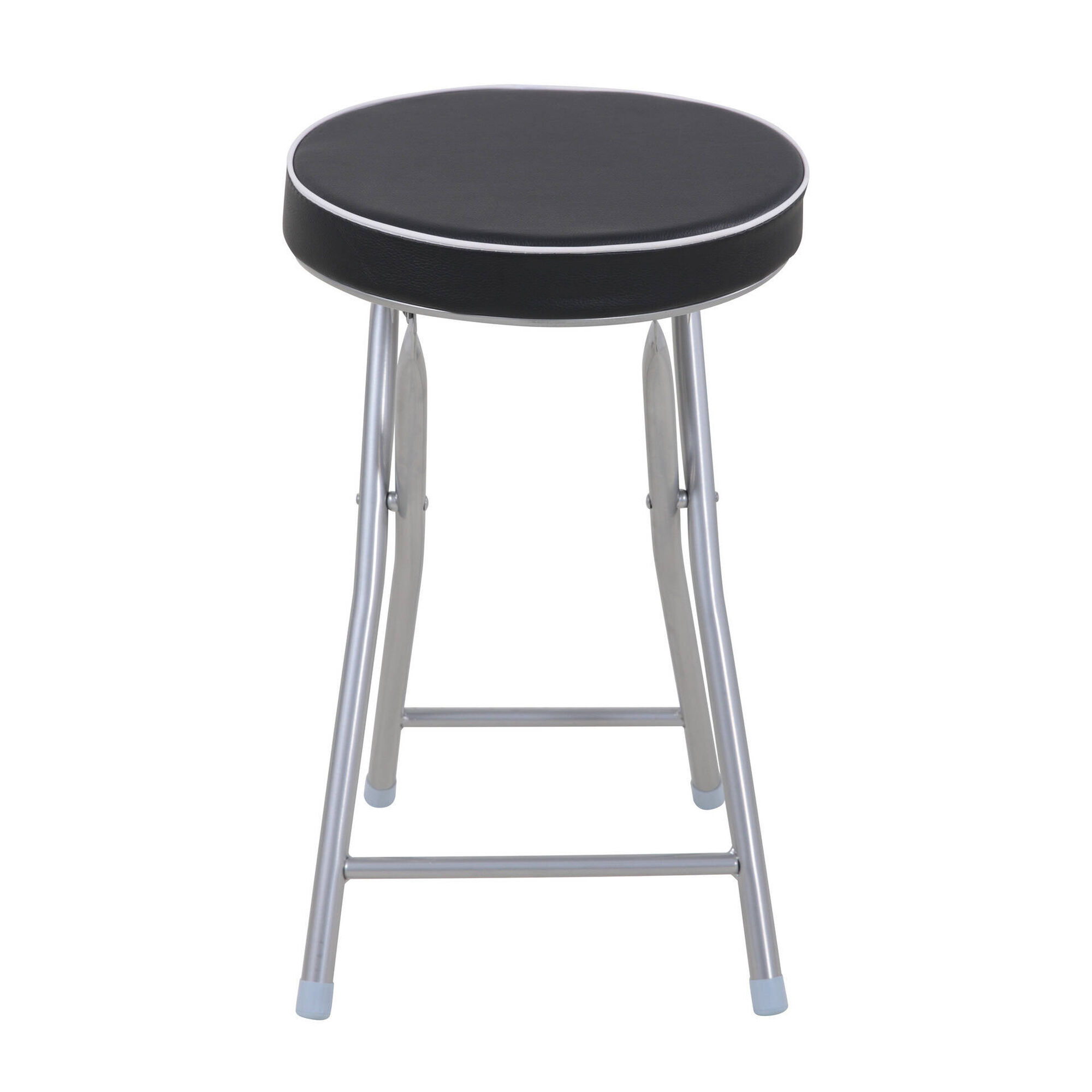 Banco Dobr&aacute;vel Almofadado Preto Turim